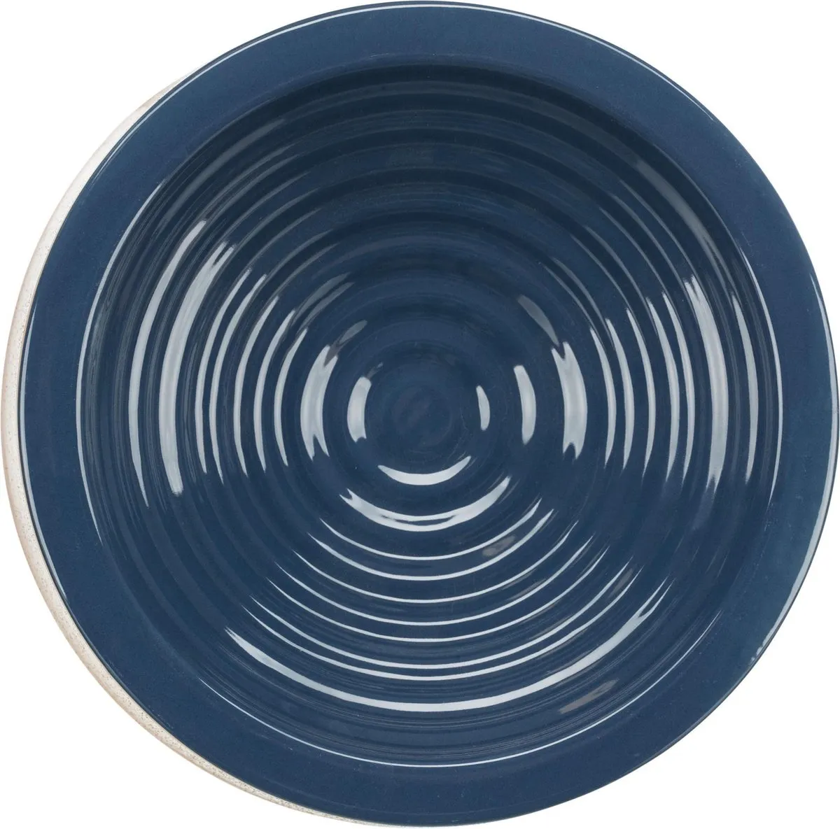 Trixie Keramiek Voer- en Waterbak 25cm - Blauw/Beige - afbeelding 2 van 3