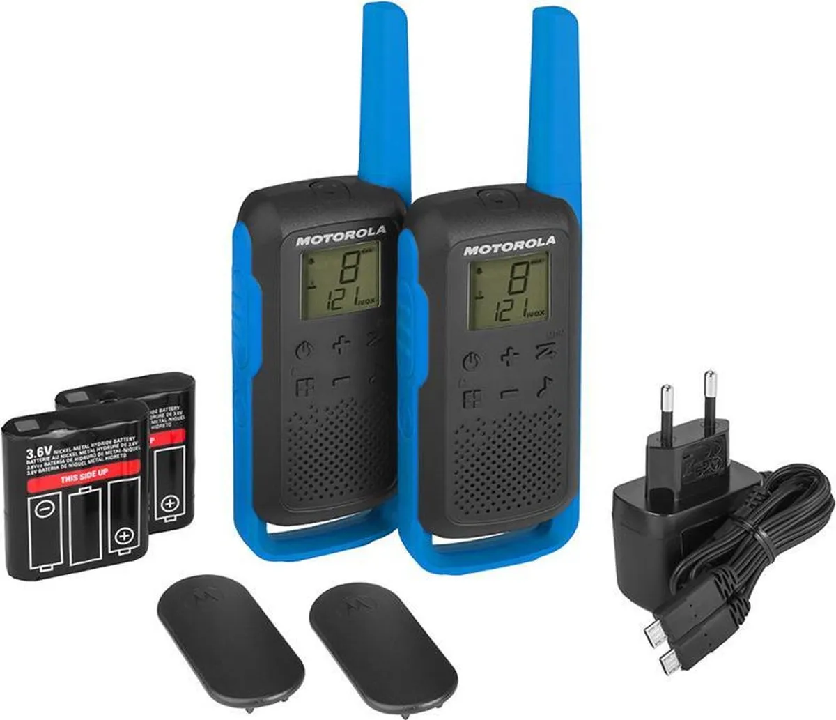 Motorola Talkabout T62 Walkietalkie - 2 Stuks - Blauw