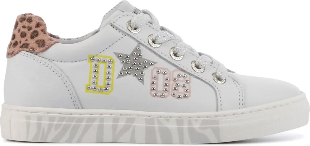 Develab Vrouwen Leren Sneakers
