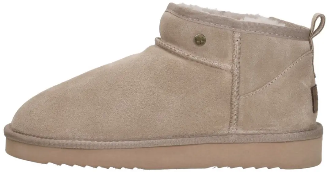 Warmbat Durack Enkellaarsjes Plat - Taupe - afbeelding 2 van 6