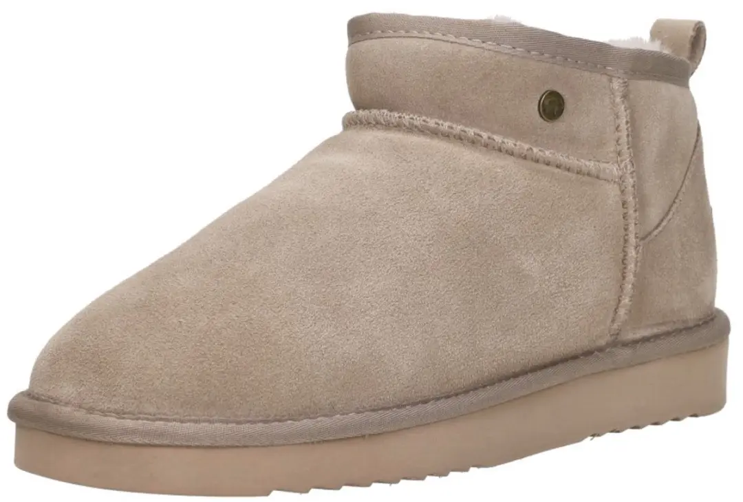 Warmbat Durack Enkellaarsjes Plat - Taupe - afbeelding 3 van 6