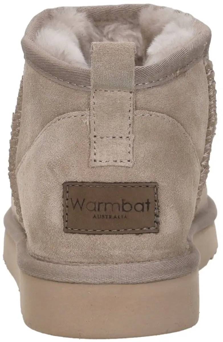 Warmbat Durack Enkellaarsjes Plat - Taupe - afbeelding 5 van 6