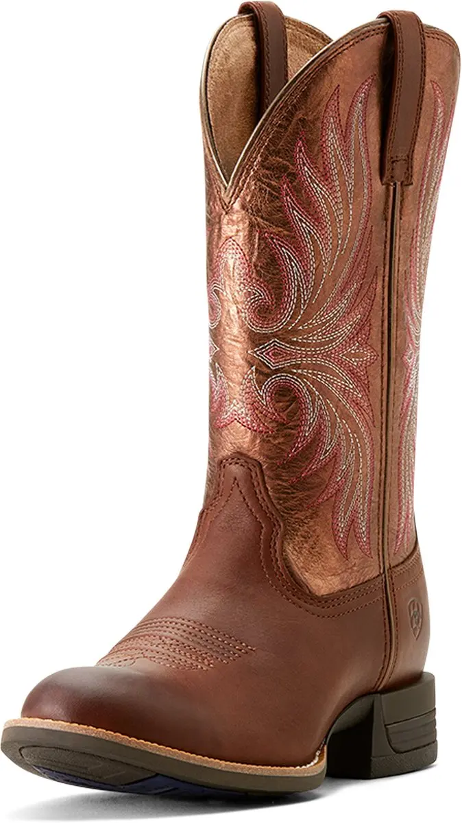 Ariat RANAHAN western rijlaarzen bruin rood
