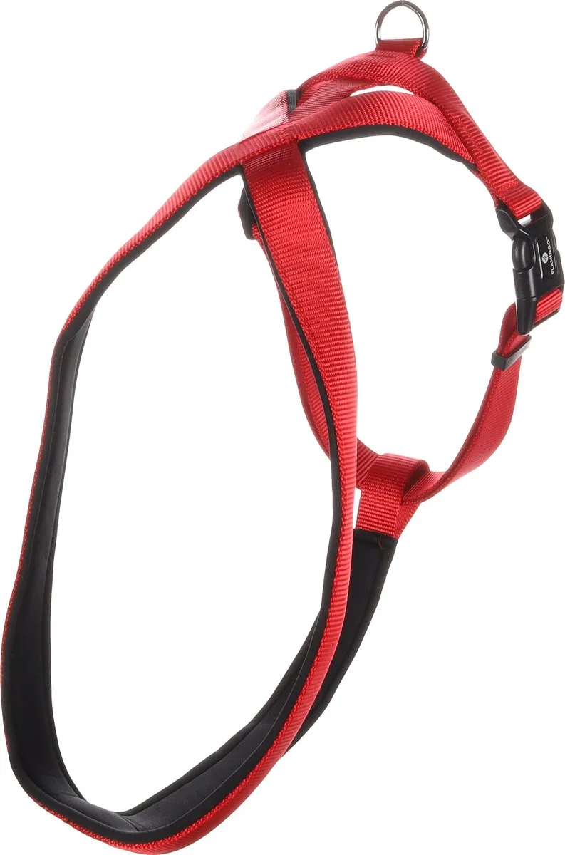 Flamingo Abbi Cross Harnas Honden Rood XL 70-90cm