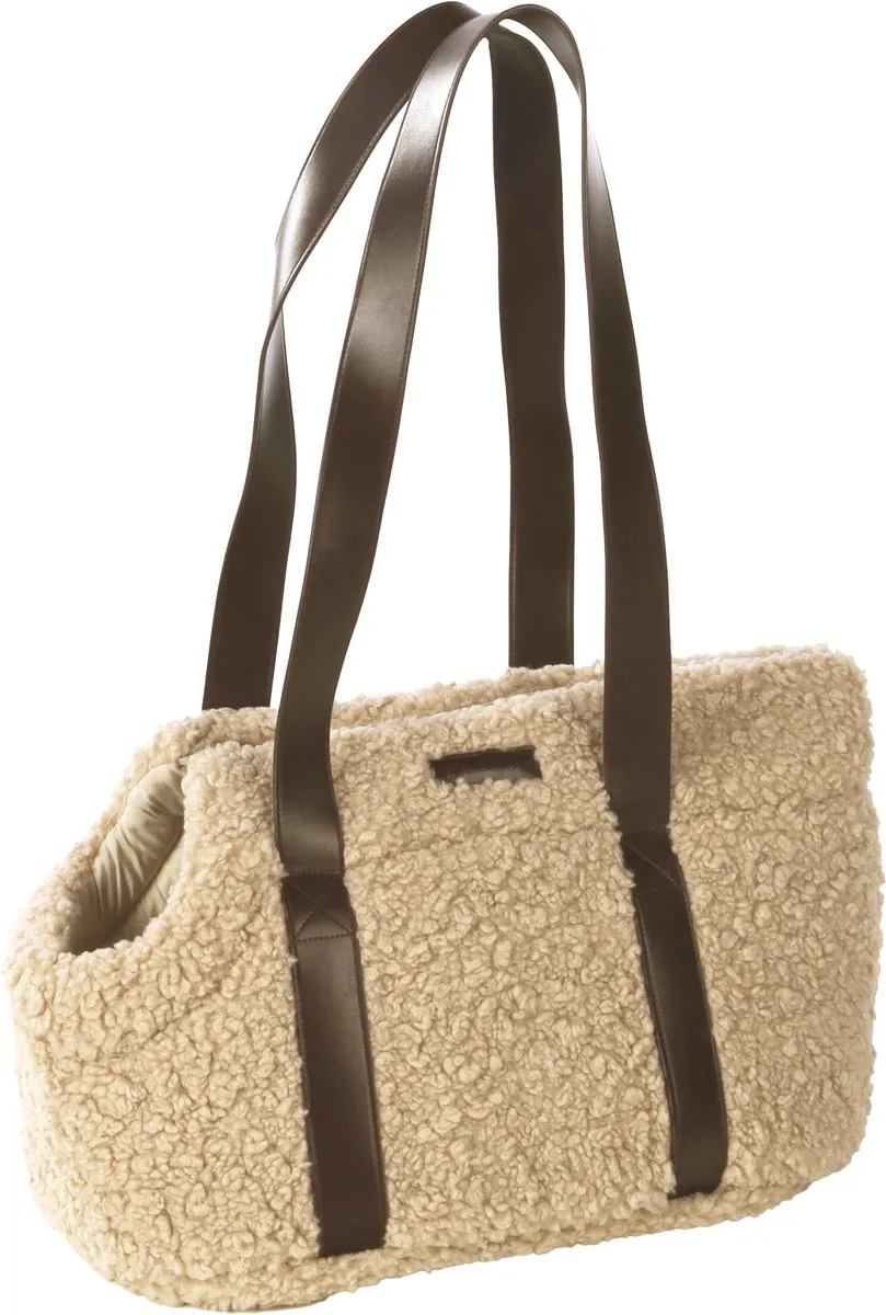 Flamingo Pookie Draagtas - Beige - 50x24x26cm