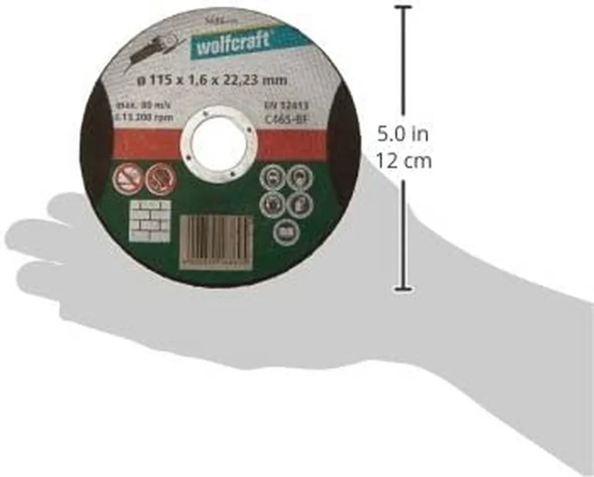 Wolfcraft Doorslijpschijf Steen 1686999