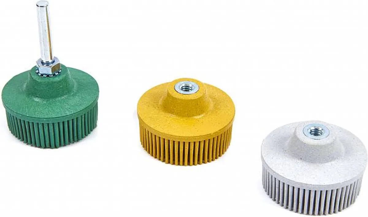 HBM 3-delige Bristle Disc Set 50mm - 3 Stuks