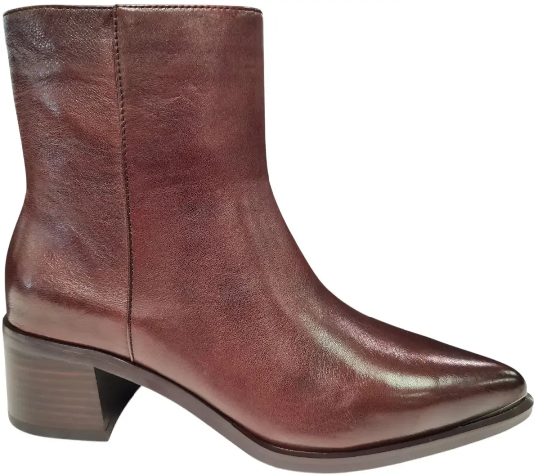 Bella Di Roma Bruine Leren Dames Laarsjes