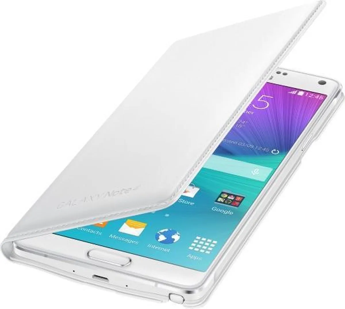 Samsung Galaxy Note4 Flip Wallet EF-WN910FTEGWW - Wit