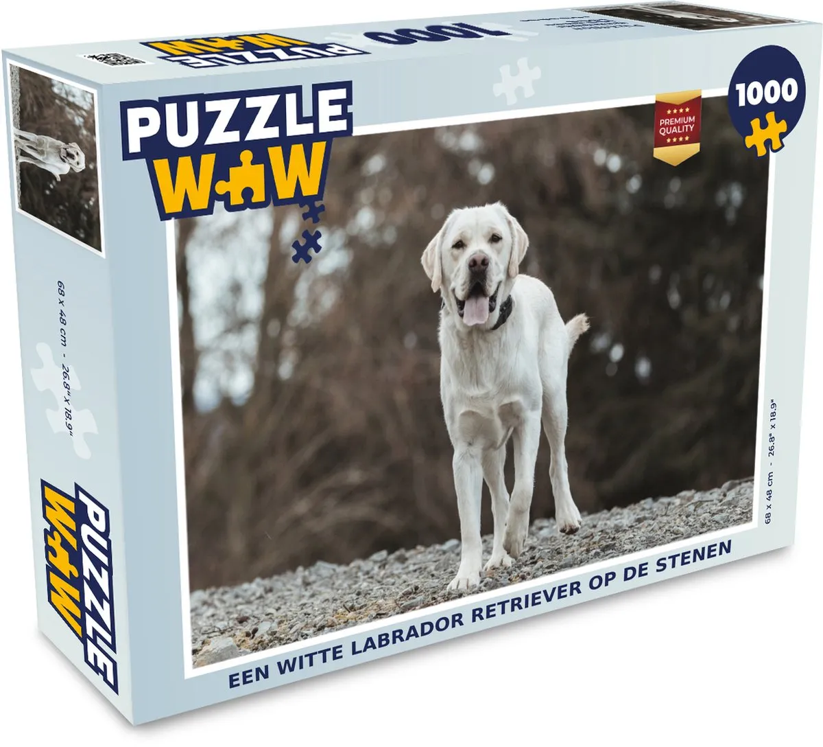 PuzzleWow Legpuzzel Labrador Retriever 1000 Stuks