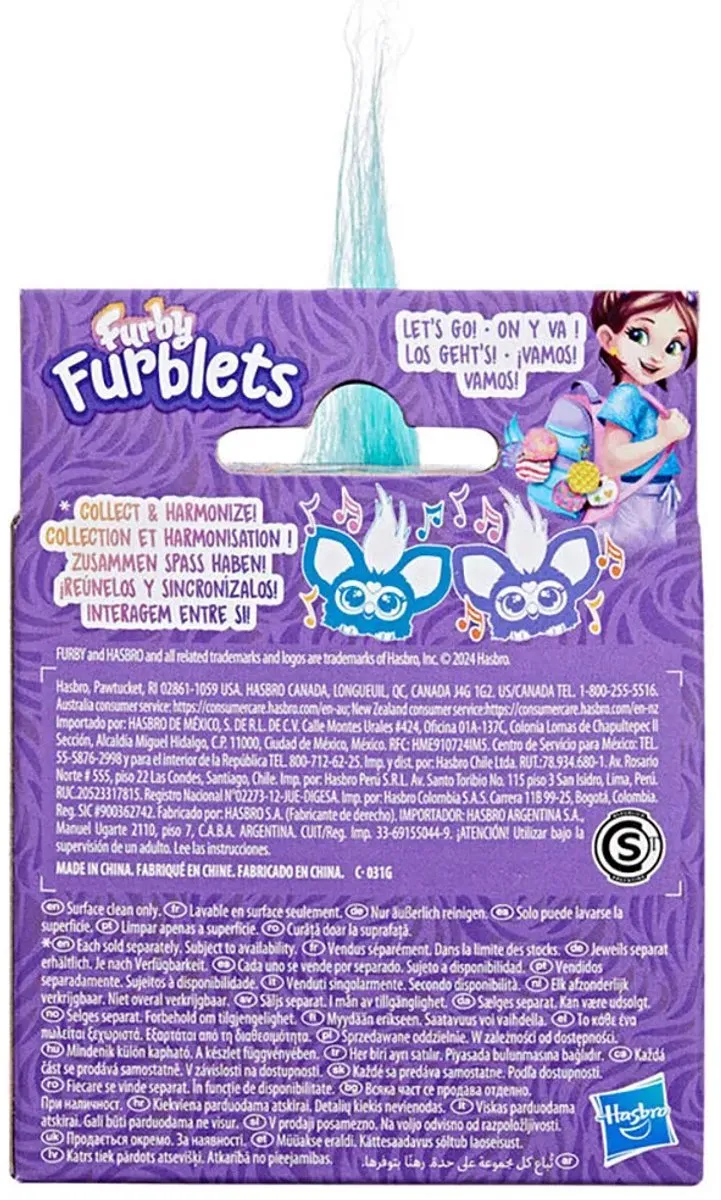 Hasbro Furblet Ree-mix Mini Furby - Multicolor - afbeelding 6 van 6