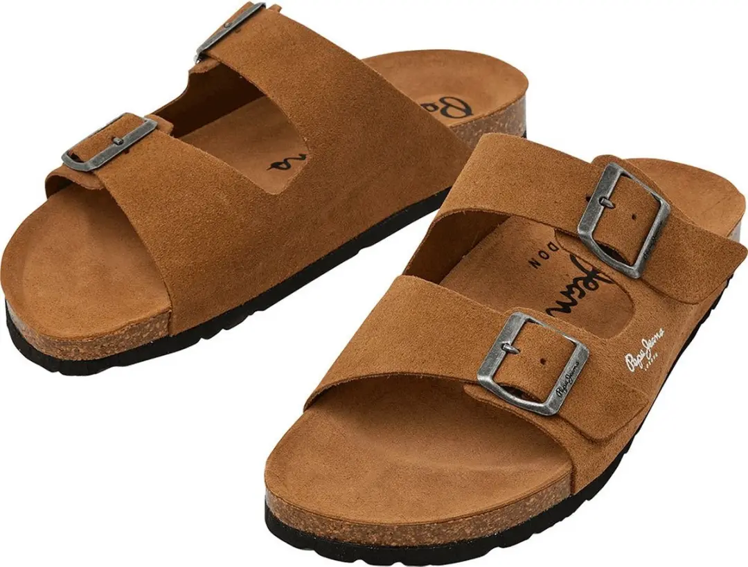 Pepe Jeans Bio Suede Sandalen Bruin EU 46 Man
