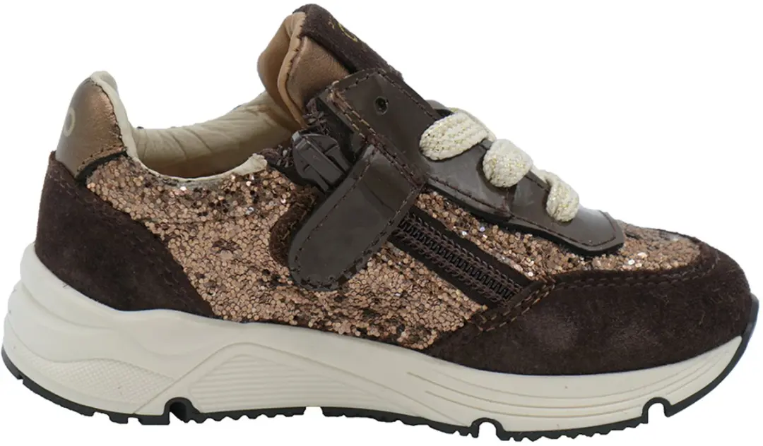 Pinocchio P1117 Sneakers - Meisjes - Bruin - Maat 27