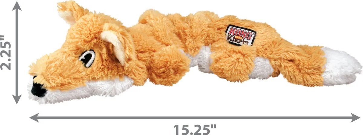 KONG Scrunch Knots Vos M - Kauwspeelgoed