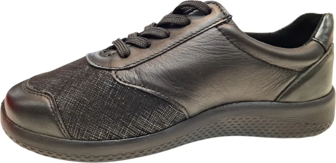 Longo 1135544 Dames Sneakers - Zwart - afbeelding 4 van 4