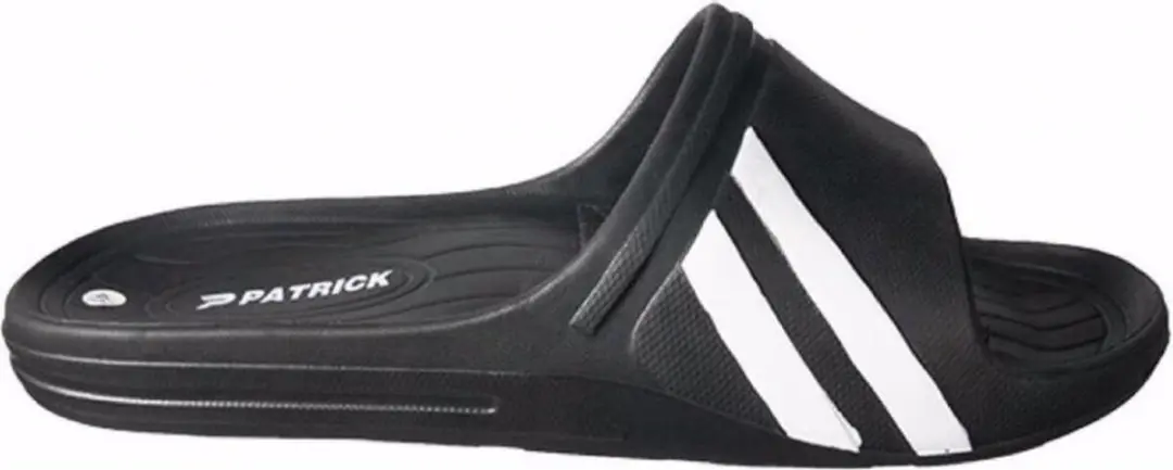 Patrick slippers Ride-010, Zwart/wit, maat 39-40