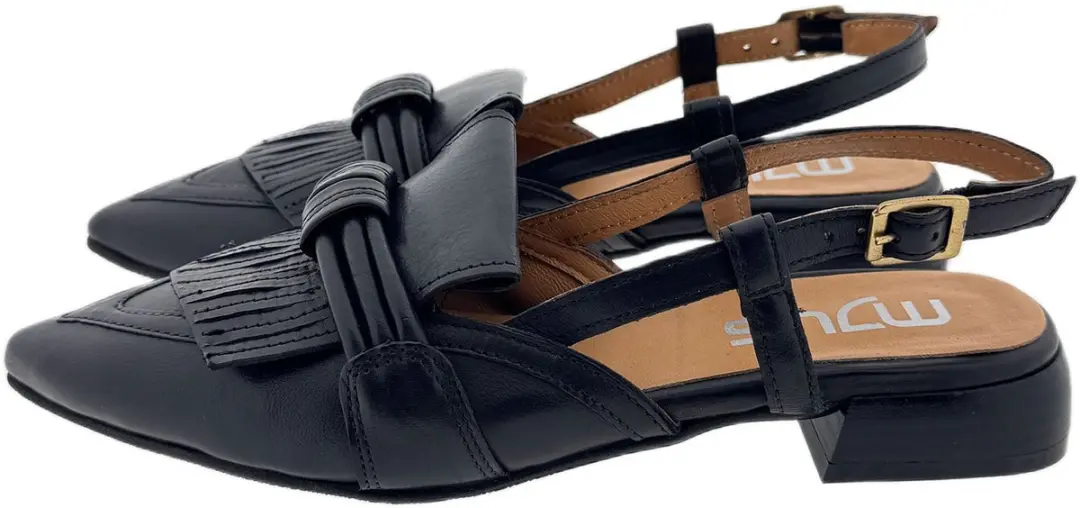 Mjus T98135 Slingback zwart, 38 / 5