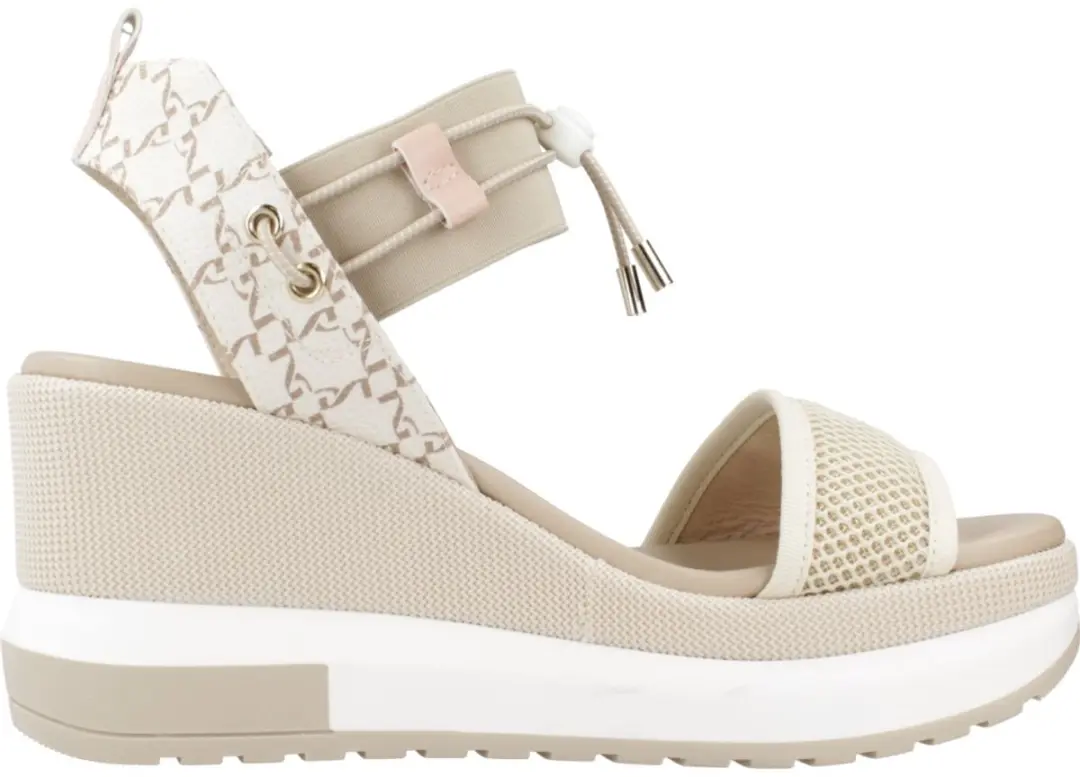 Sandalen Nerogiardini T.At1610 687 T.Giove Beige/Noccio Elastico Beige C