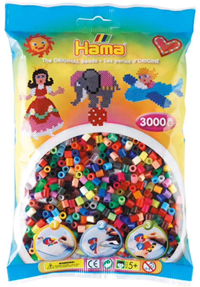 Hama Strijkkralen 3000 Stuks