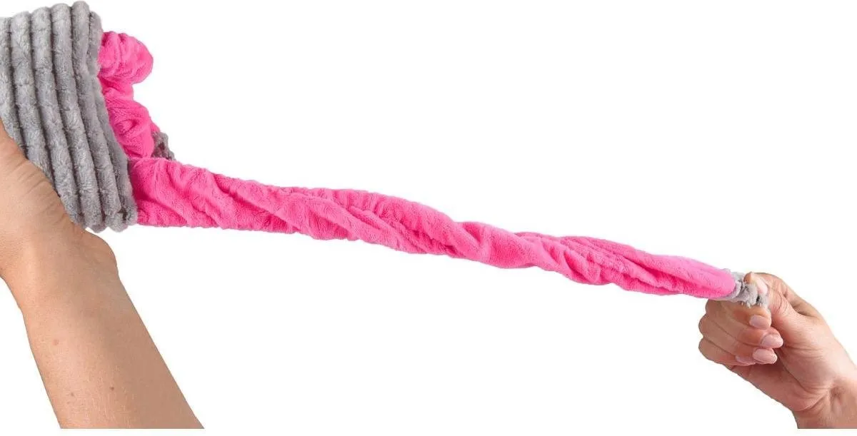 Flamingo Sonay Konijn Hondenspeelgoed 14cm - Roze/Grijs