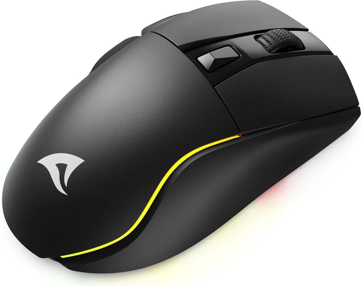 Sharkoon SGM50W Gaming Muis - 6400 DPI - Zwart - afbeelding 6 van 6