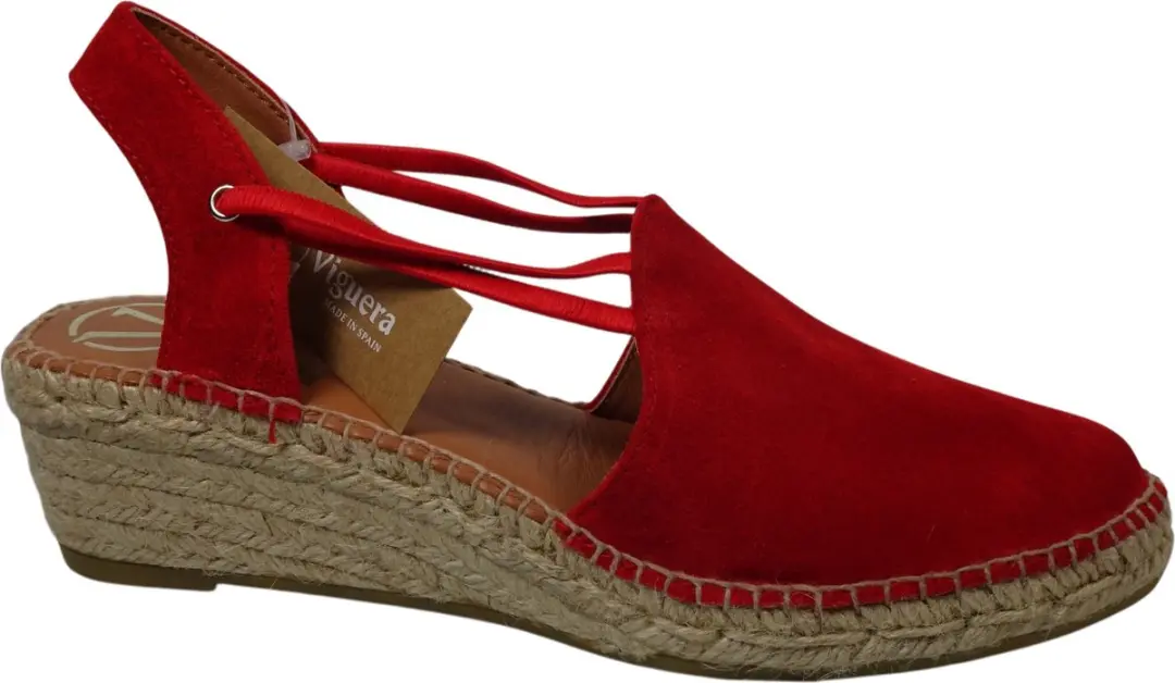 Viguera 1825 Espadrilles 37 - Rood Suede - afbeelding 4 van 4
