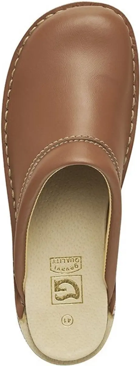 Gevavi Herenmuil 2165 Bruin - Instappers - 42 Leder