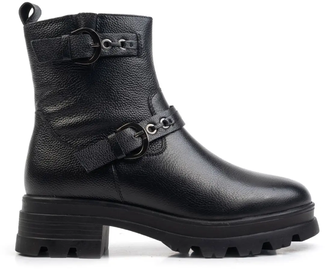 Cafe Moda fae biker boot zwart leer