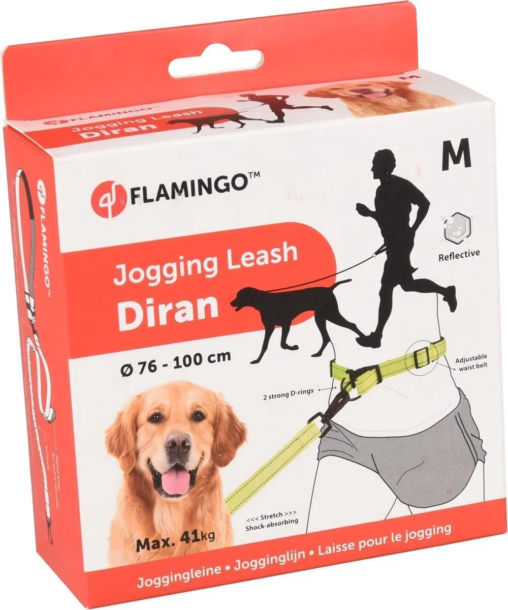 Flamingo Diran Jogginglijn Honden Geel - M