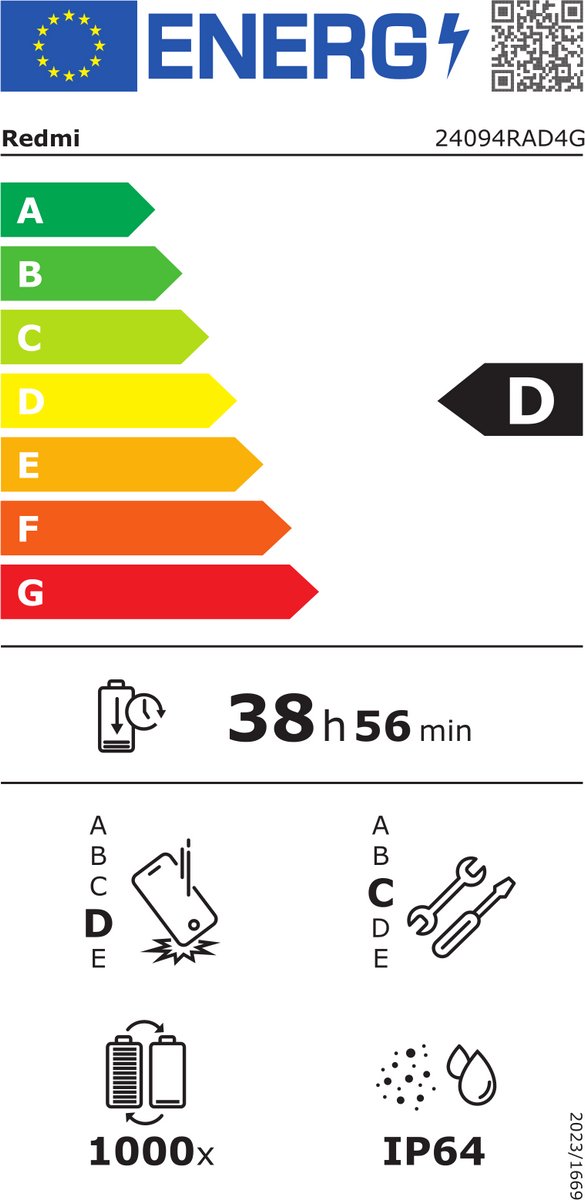 Xiaomi Redmi Note 14 5G 6GB/128GB Midnight Black