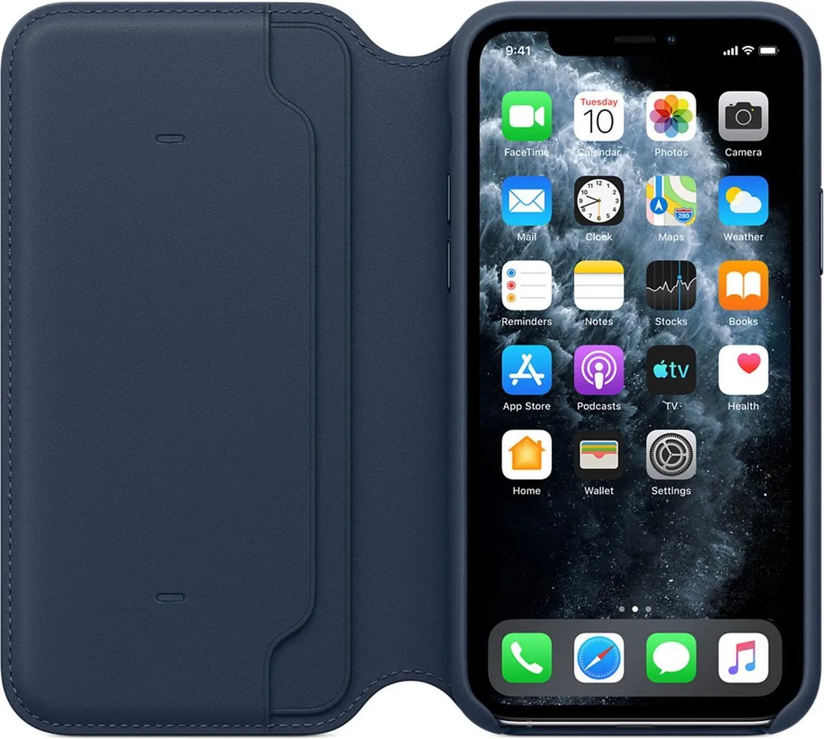 Apple Folio Hoesje iPhone 11 Pro - Deep Sea Blue