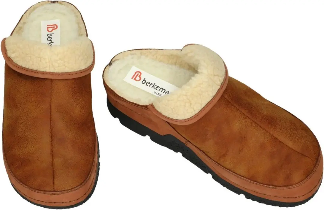 Berkemann Dames Pantoffels - Cognac/Caramel - Maat 40 - afbeelding 2 van 6