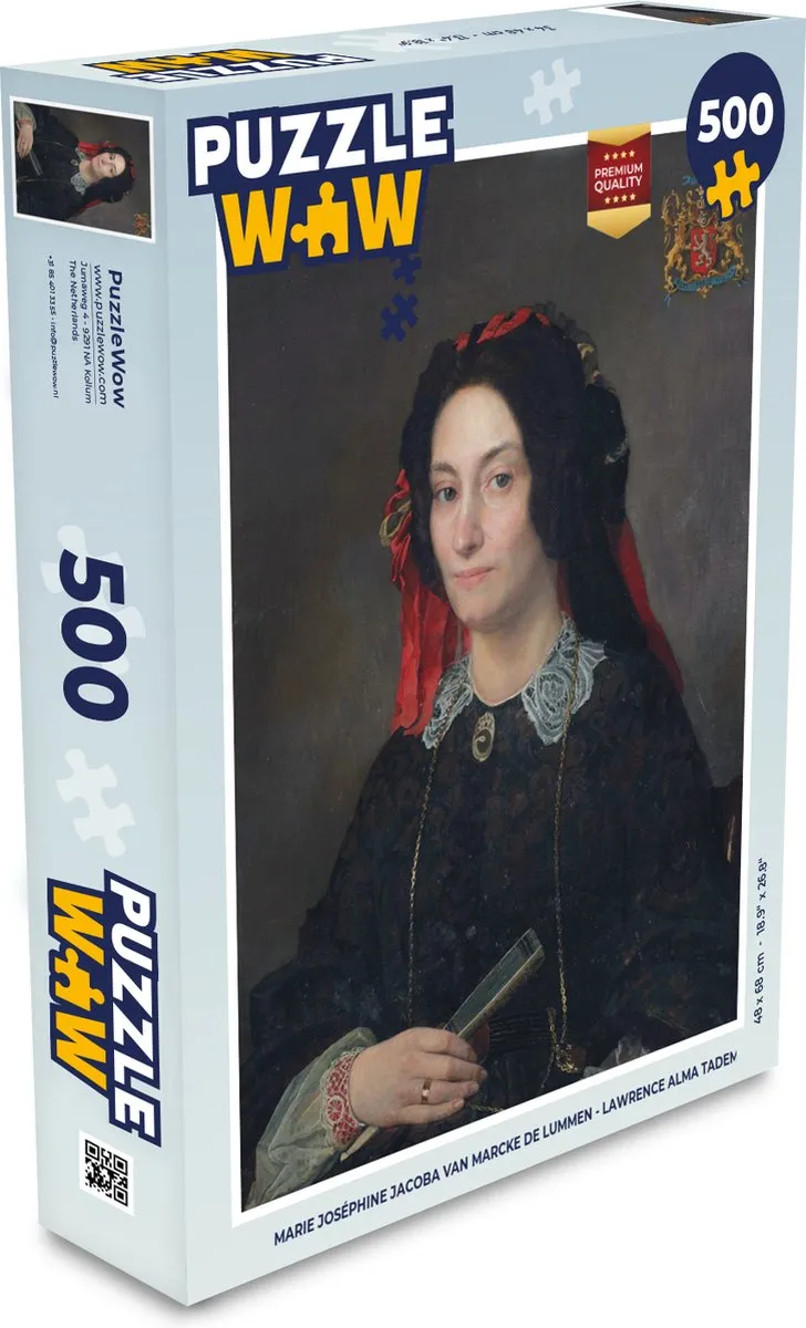 PuzzleWow Legpuzzel Marie Joséphine Jacoba van Marcke