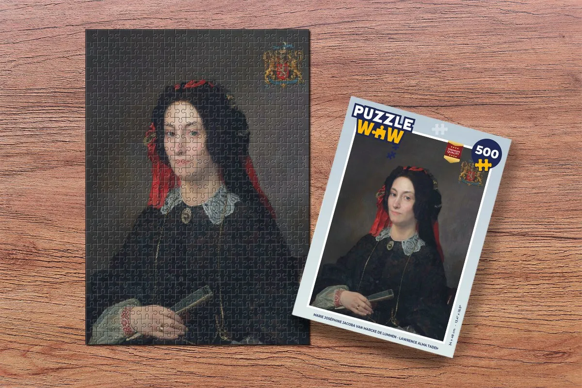 PuzzleWow Legpuzzel Marie Joséphine Jacoba van Marcke - 500 Stuks - Multicolor