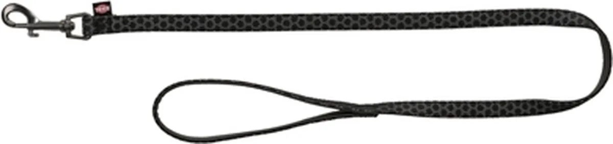 Trixie Hondenriem Night Reflect - 100x2cm Zwart