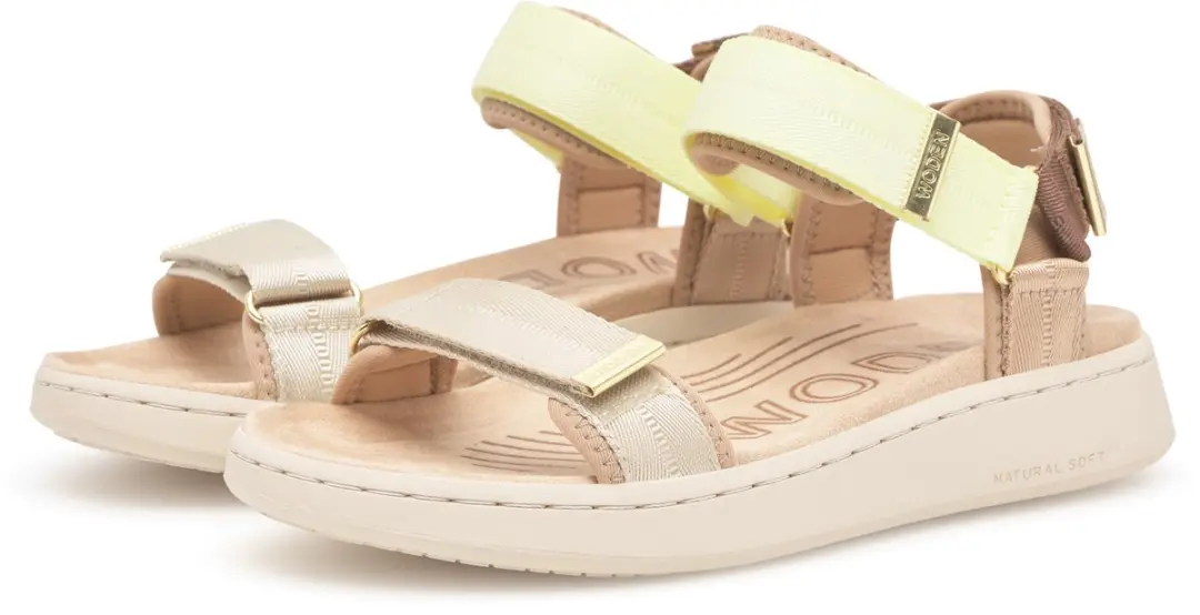 Woden Line Sandalen Wit EU 41 Vrouw