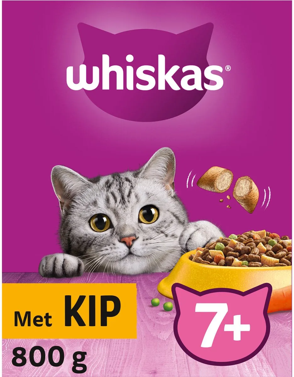 Whiskas Senior Kip Brokjes 800g
