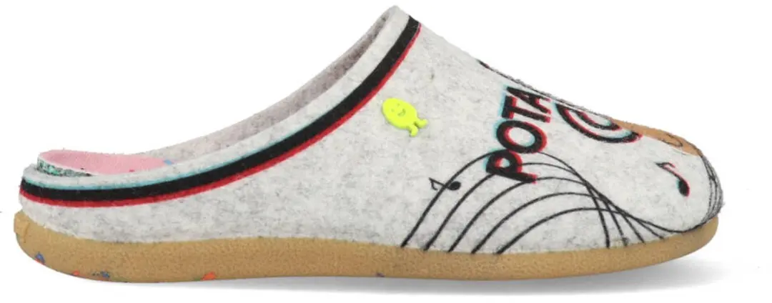 Hot Potatoes Pantoffels 750224 Grijs - afbeelding 6 van 6