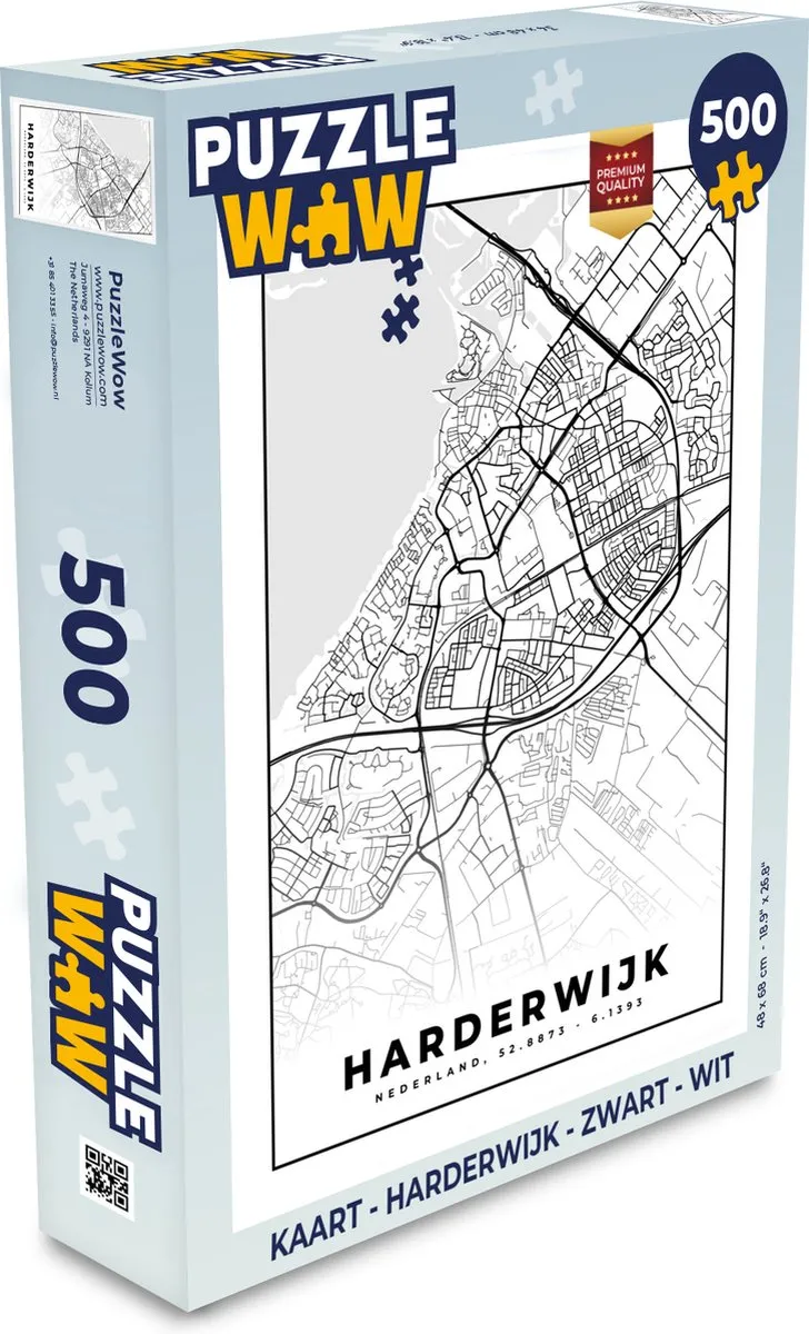 PuzzleWow Legpuzzel Harderwijk 500 Stuks