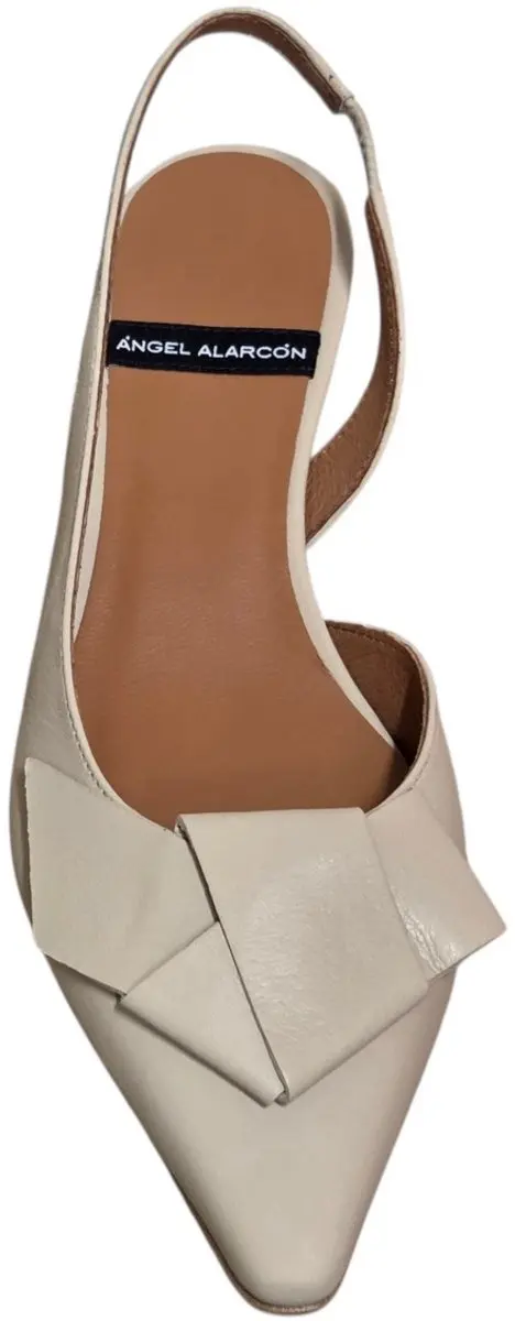 Angel Alarcon Aline Next Latte Slingback Wit 39 - afbeelding 2 van 4