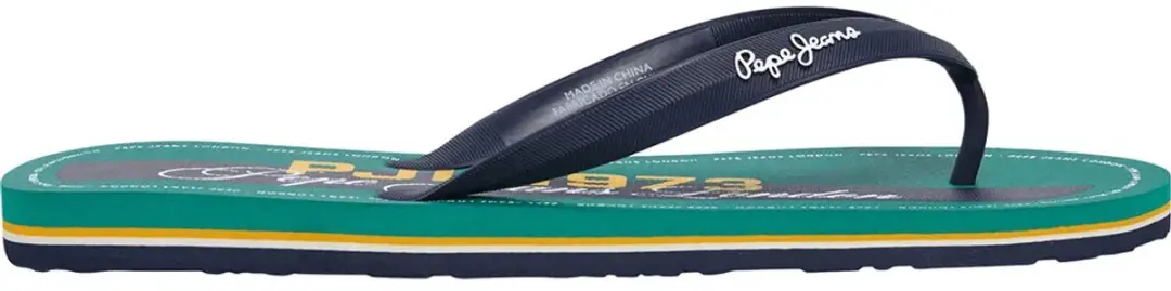 Pepe Jeans Whale Club Slippers Groen EU 40 Man