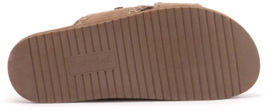 Warmbat Nyah Suede Dames Sandalen - Stone - afbeelding 3 van 5