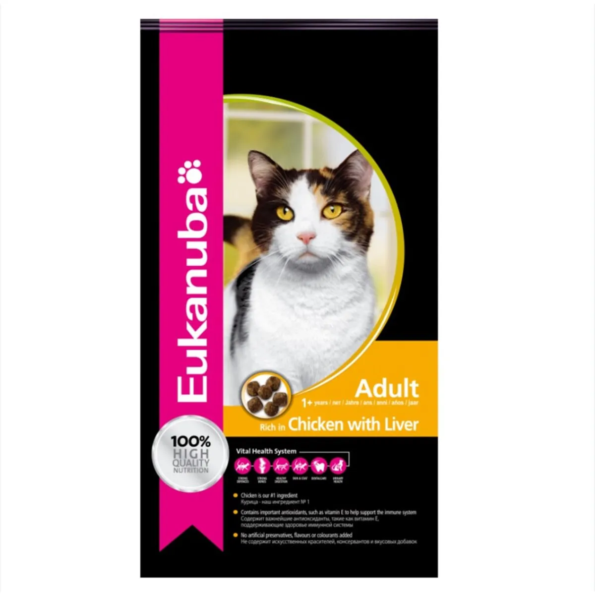 Eukanuba Kat Adult Top Condition 1+ Kip - 4x2kg