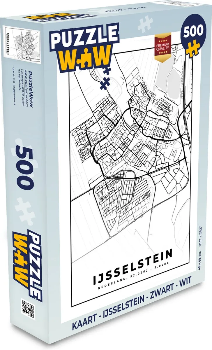 PuzzleWow IJsselstein Legpuzzel 500 Stuks