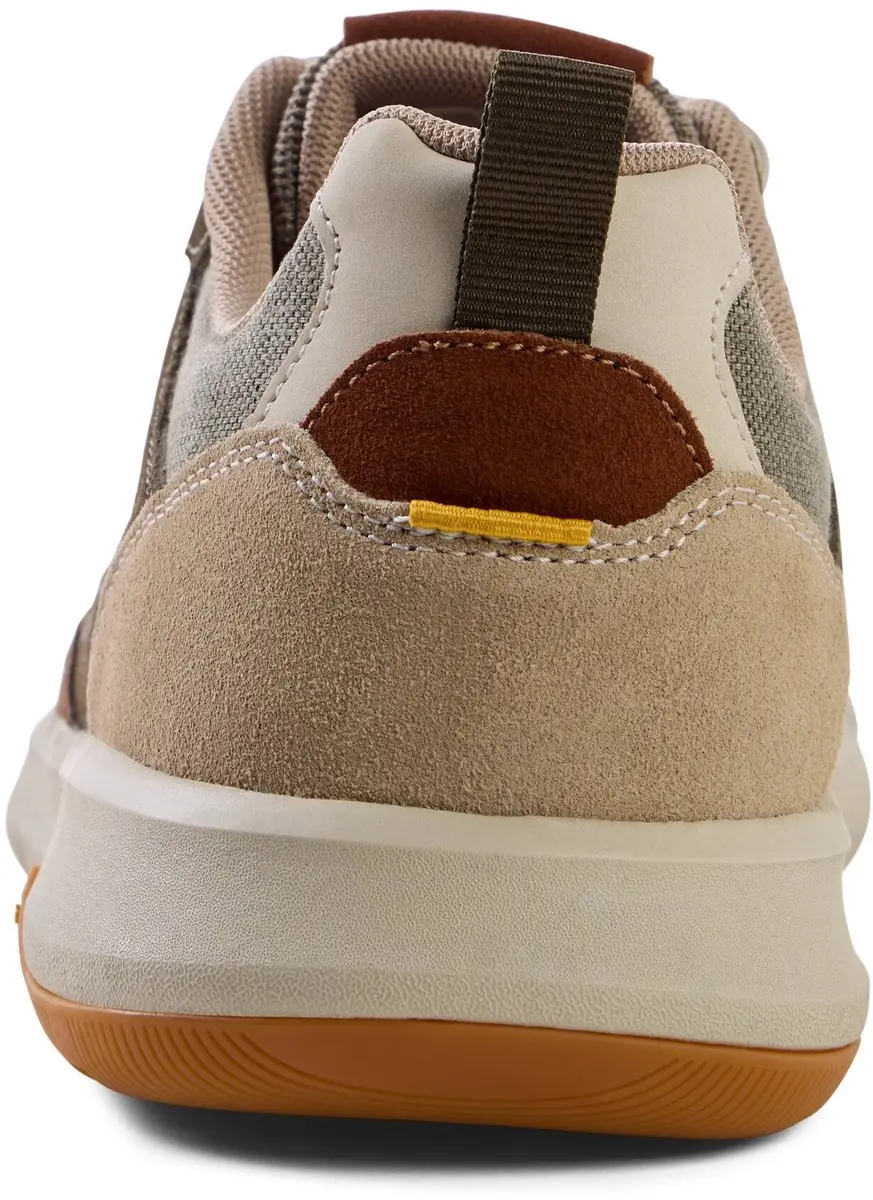 camel active Lichte sneakers van leer en textiel