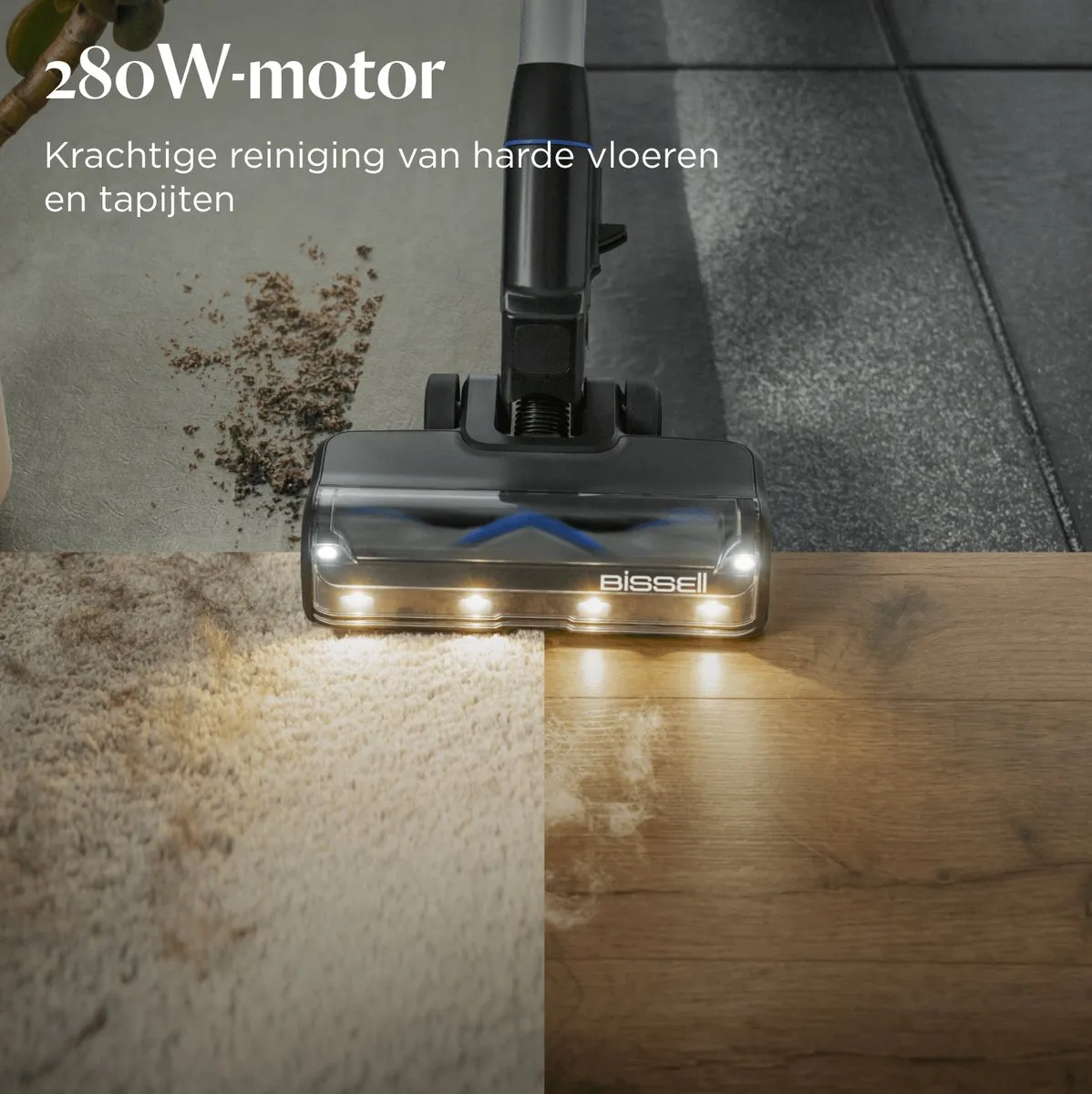 BISSELL PowerClean FurGuard 4093N Steelstofzuiger - 280W - 50 Min - Zwart