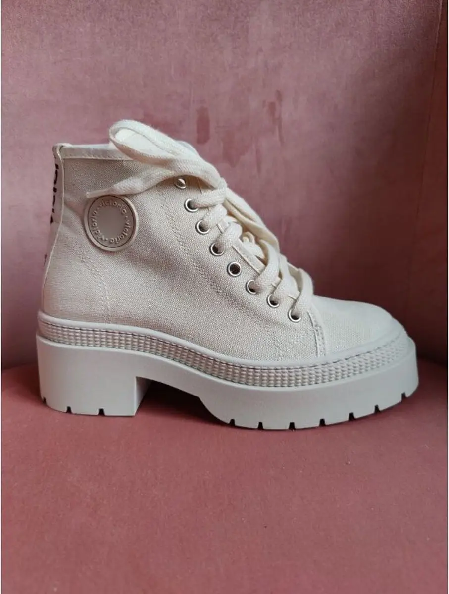Victoria Hoge Canvas Boot maat 39