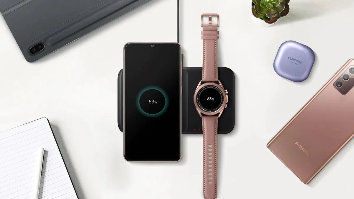 Samsung Wireless Charger Duo EP-P4300TBEGEU - 10W - Zwart