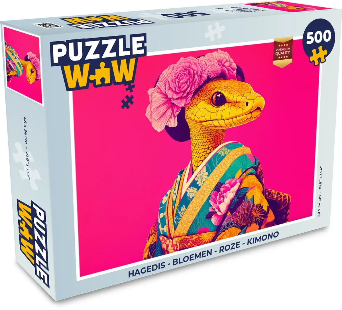PuzzleWow Kimono Legpuzzel 500 Stuks