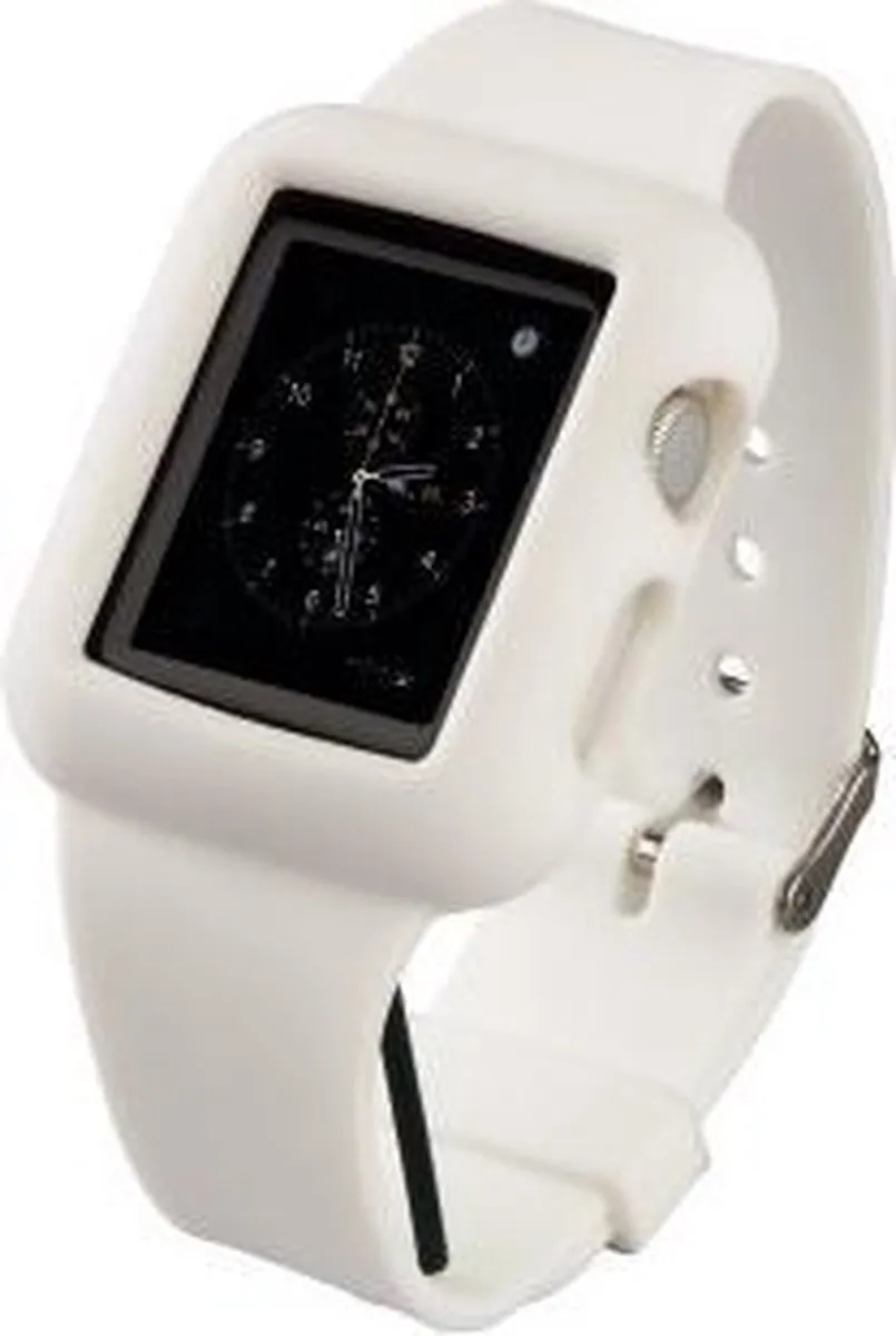 Hama Siliconen Bandje Apple Watch 38mm - Wit